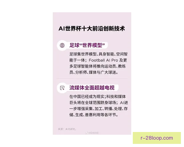 2026世界杯将启用AI系统实时分析球迷画像提升观赛体验